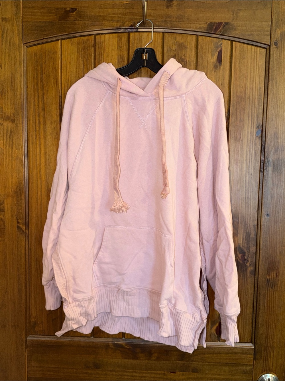 American Eagle Outfitters Light Pink Hoodie Sweater